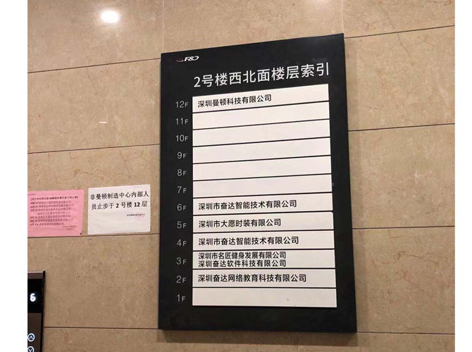 標識牌制作